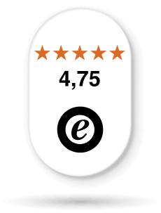 Trustbadge con solo opiniones de la tienda online